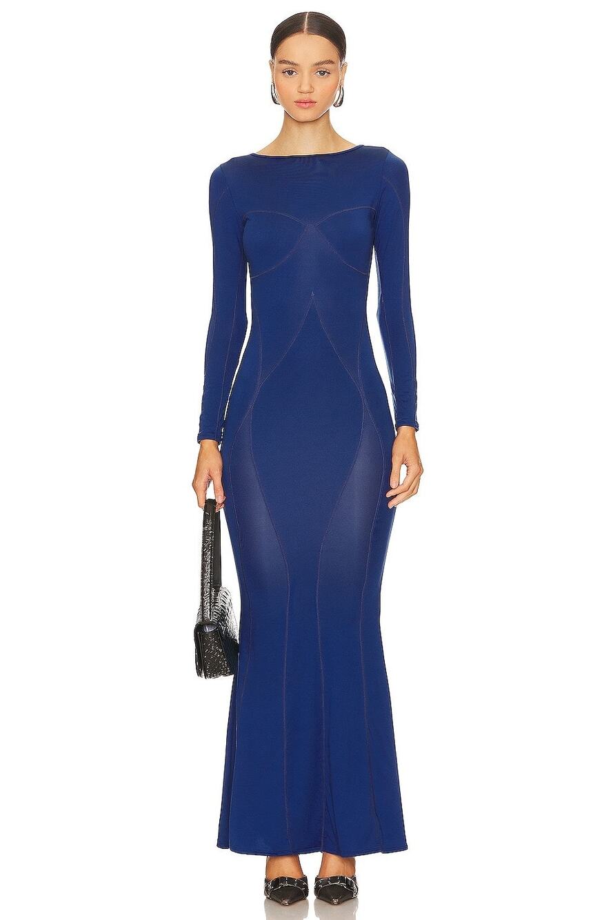 NWT Revolve OW Collection "Sierra" Bodycon Maxi Dress Pull On Style Size XS